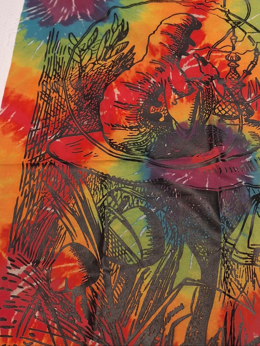 Alice in Wonderland tie-dye tapestry